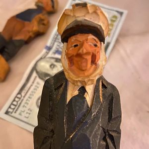 Vintage wooden sailor Tom Hannah A24